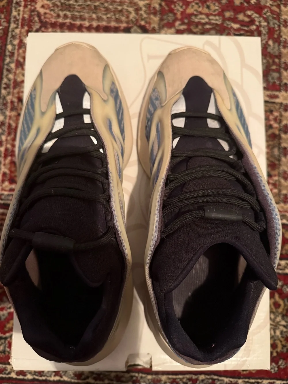 adidas Yeezy 700 V3 Kyanite - Men’s Sneakers Blue White Cream